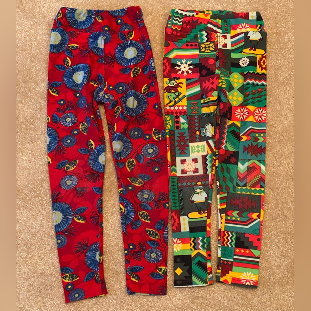 2 LuLaRoe Kids Leggings S / M